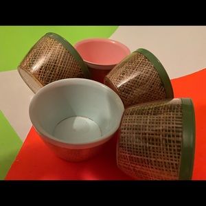 Vintage Raffiaware bowls